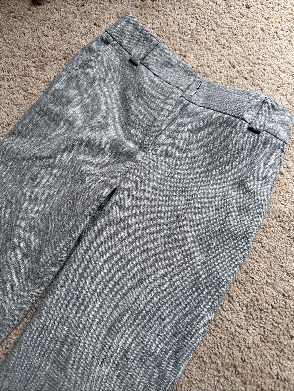 J. Crew Gray Tweed Trousers